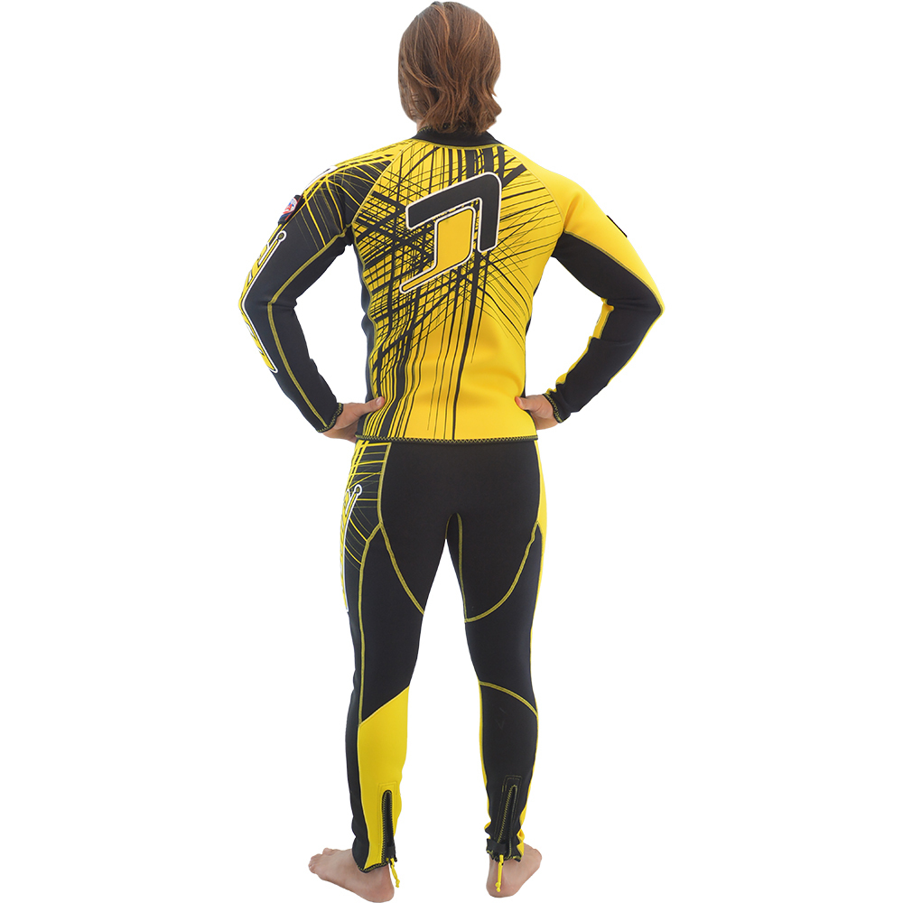 Jettribe wetsuit John Jacket Spike Gelb – Bild 2